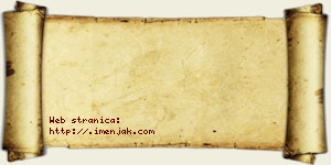 Minja Bjeletić vizit kartica